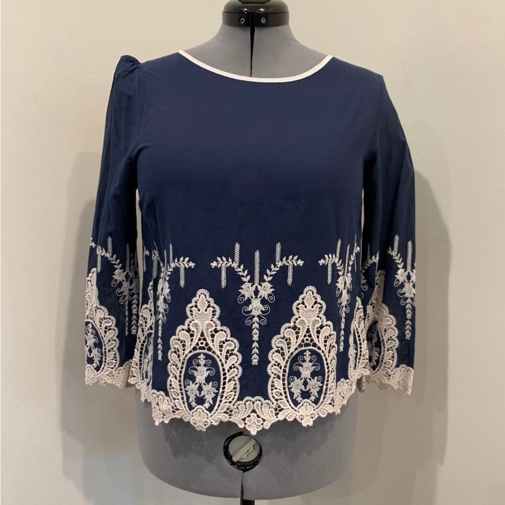 Glam embellished top